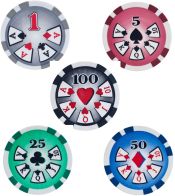 monopoly poker chips