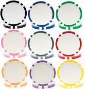 Classic Eight Stripes Poker  Chips