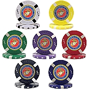 US Marines Seal Poker Chips