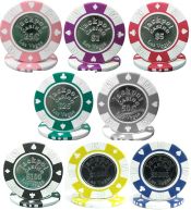 poker chip set with denominations