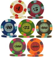 Top Hat & Cane Clay Poker Chips
