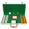 300 14g Tri Color Ace/King Suited Chips in Aluminum Case