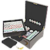 750 HIGH ROLLER Poker Chip Set w/Polished Laquer Finish Case