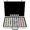 1000 11.5g 4 Aces Poker Chip Set w/Aluminum Case