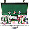 300 11.5g 4 Aces Poker Chip Set w/Aluminum Case