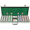 500 11.5g 4 Aces Poker Chip Set w/Aluminum Case