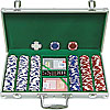 300 11.5G Holdem Poker Chip Set w/Aluminum Case