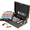 500 11.5G Holdem Poker Chip Set w/Beautiful Mahogany Case