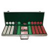 500 11.5 Gram SUITED Chips in SILVER ALUM Case