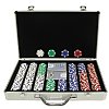 400 11.5 Gram DICE-STRIPED Chips in Silver Aluminum Case