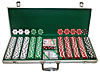 500 Landmark Casino 11.5 Gram Poker Chips w/ in ALUM Case