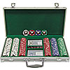 300 Welcome to Las Vegas Ltd Edition Poker Chips w/Alum Case