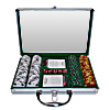200 14g Tri Color Ace/King Suited Chips in Clear Top Case