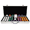 650 Tri Color Ace/King 14 gram Chip Executive Aluminum Case