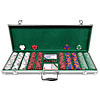500 Chip Tri-Color Triple Crown Set w/Aluminum Case