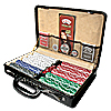 ESPNR 500 pc Championship Edition Set w/Genuine Leather Case