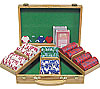 300 Las Vegas EDGE SPOT NEXGENT Poker Chips w/Oak Case