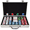 400 NEXGENT Multi-Colored EDGE SPOT Poker Chips w/Alum Case