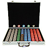 1000 10g Desert Sands Casino Poker Chips w/Aluminum Case