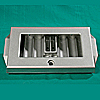 Aluminum Poker Chip Tray with Cover